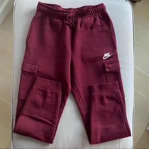 Nike Burgundy Joggers L
